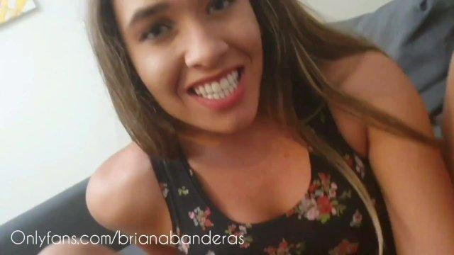 Lesbian footjob and fit licking Briana Banderas