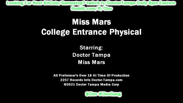 $CLOV Become Doctor Tampa & Give Gyno Exam To Miss Mars As Part Of Her New Student Entrance Physical