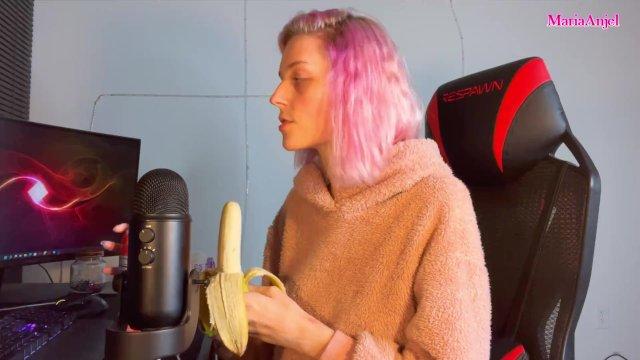 Banana Sucking ASMR