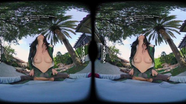 VR Conk brunette fucking cosplay Hela parody POV in HD Porn