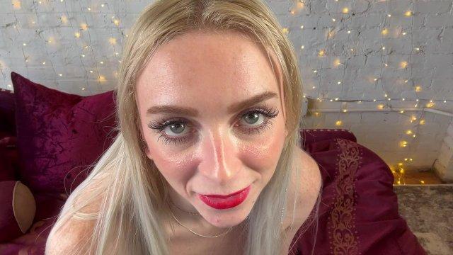 POV JOI Slutty Blonde Nympho At The Holiday Party Begs You To Stroke Your Cock For Her - Remi Reagan