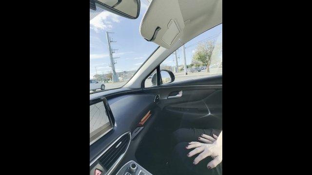 Fingering and Cuming in a Very Public Parking Lot