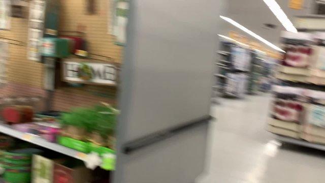 A Real Freak recording Hot chick at Walmart - Lexi Aaane
