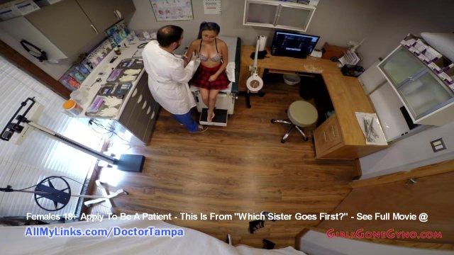 Stepsis Asia Perez & Little Mina Get 1st Gyno Exam From Doctor Tampa While Bestie Ami Rogue Watches!