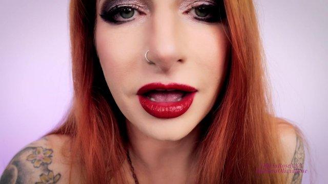 Deep Red Lips JOI Free Preview