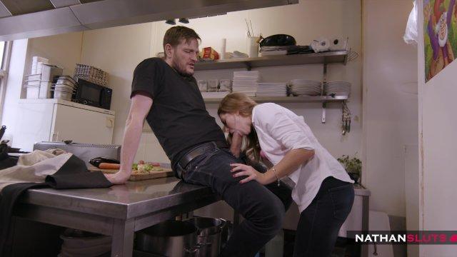 Hot sluts Blanche Bradburry & Ally Breelsen Gets Their Assholes Rammed In The Kitchen - 4K teaser