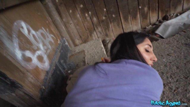 PUBLIC AGENT - Raven-Haired Victoria Nyx Gets Offered Cash For A Quick Fuck In An Abandoned House