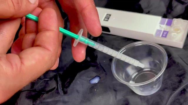 Testing out my fertility with home sperm quality test Eddie Danger cum play two loads