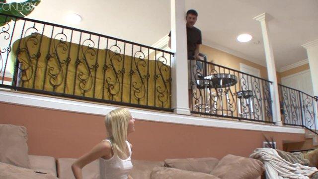 Emma Mae banging twice with Michael Stefano for a creampie finish